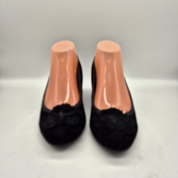 Vionic Women's Size 8 Wedge Heels Black Suede Leather  Shoes Pumps (76) - Picture 8 of 8